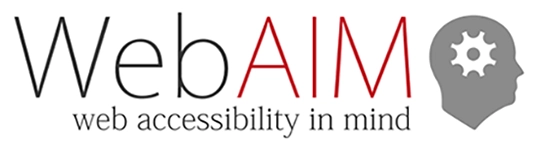 WebAIM - web accessibility in mind.