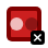 A small square icon that is red with two dots of different colors inside the square.