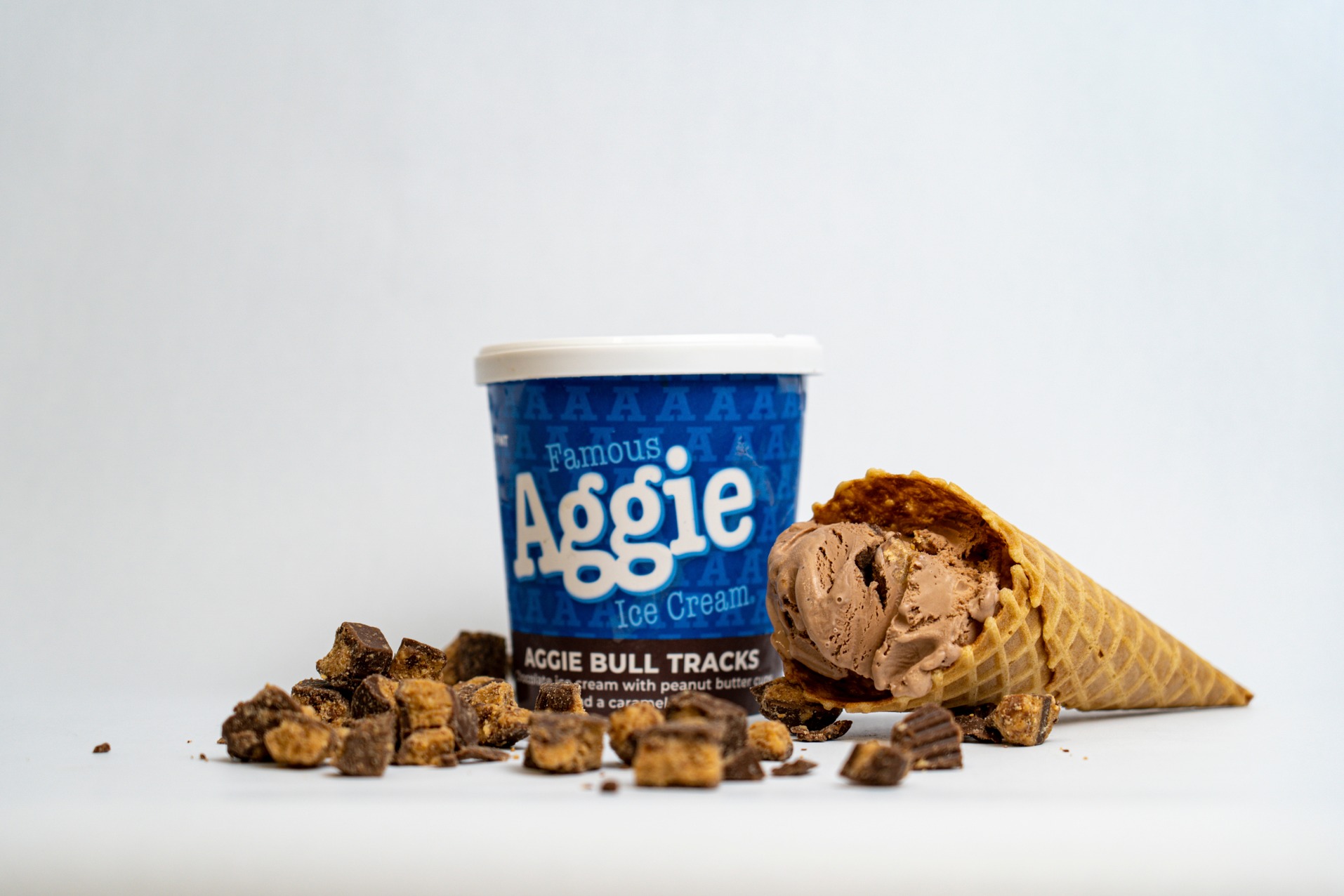 Aggie Bull Tracks Ice Cream