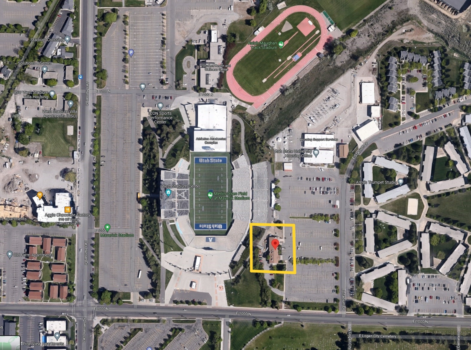 Google map of eSports building location.