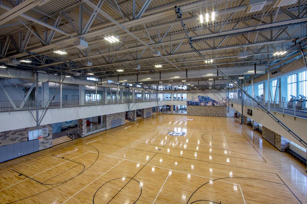 basketball courts at the ARC