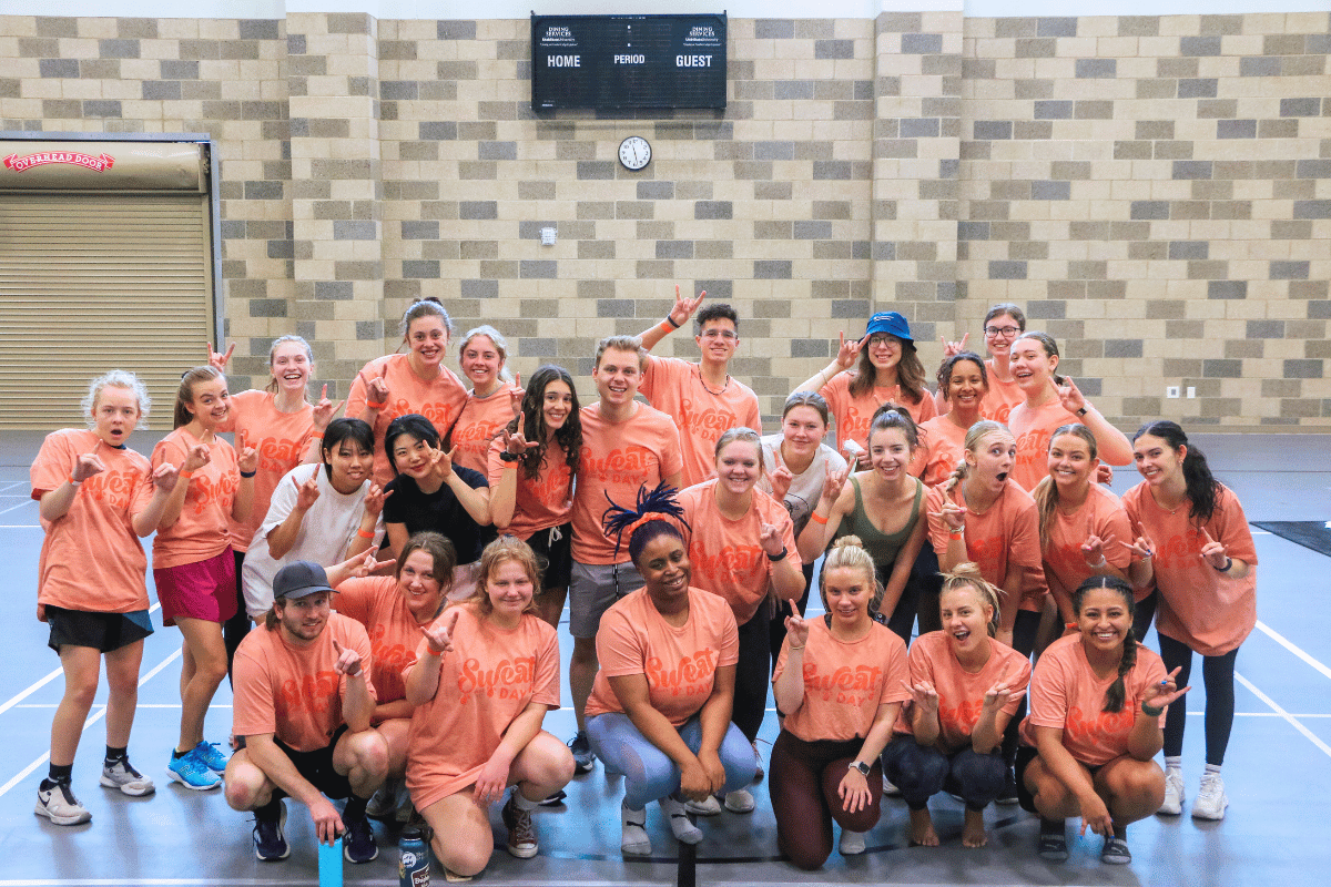 group of students smiling