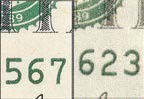 example of money serial numbers