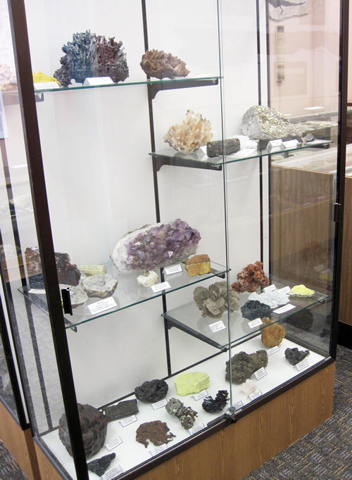 Rock Display at the Geo Museum