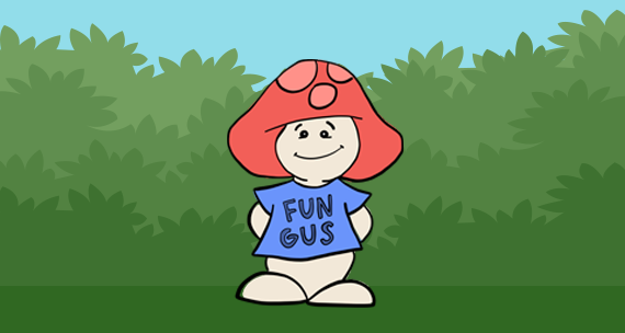 Fun Gus the mushroom