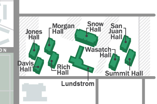 Student Living Center Map