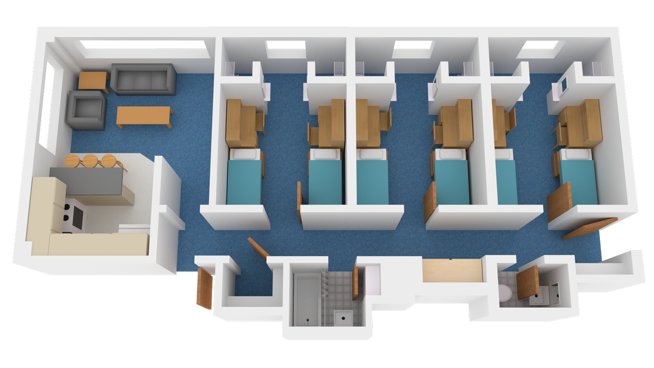 Rich Hall floorplan