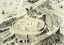 Grave Circle at Mycenae (click to see larger image)