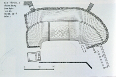 Diagram of the Theatre at Thorikos (click to see larger image)
