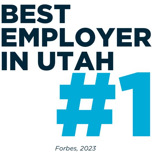 Ranked #1 for Best Employers by Forbes in Utah in 2023.