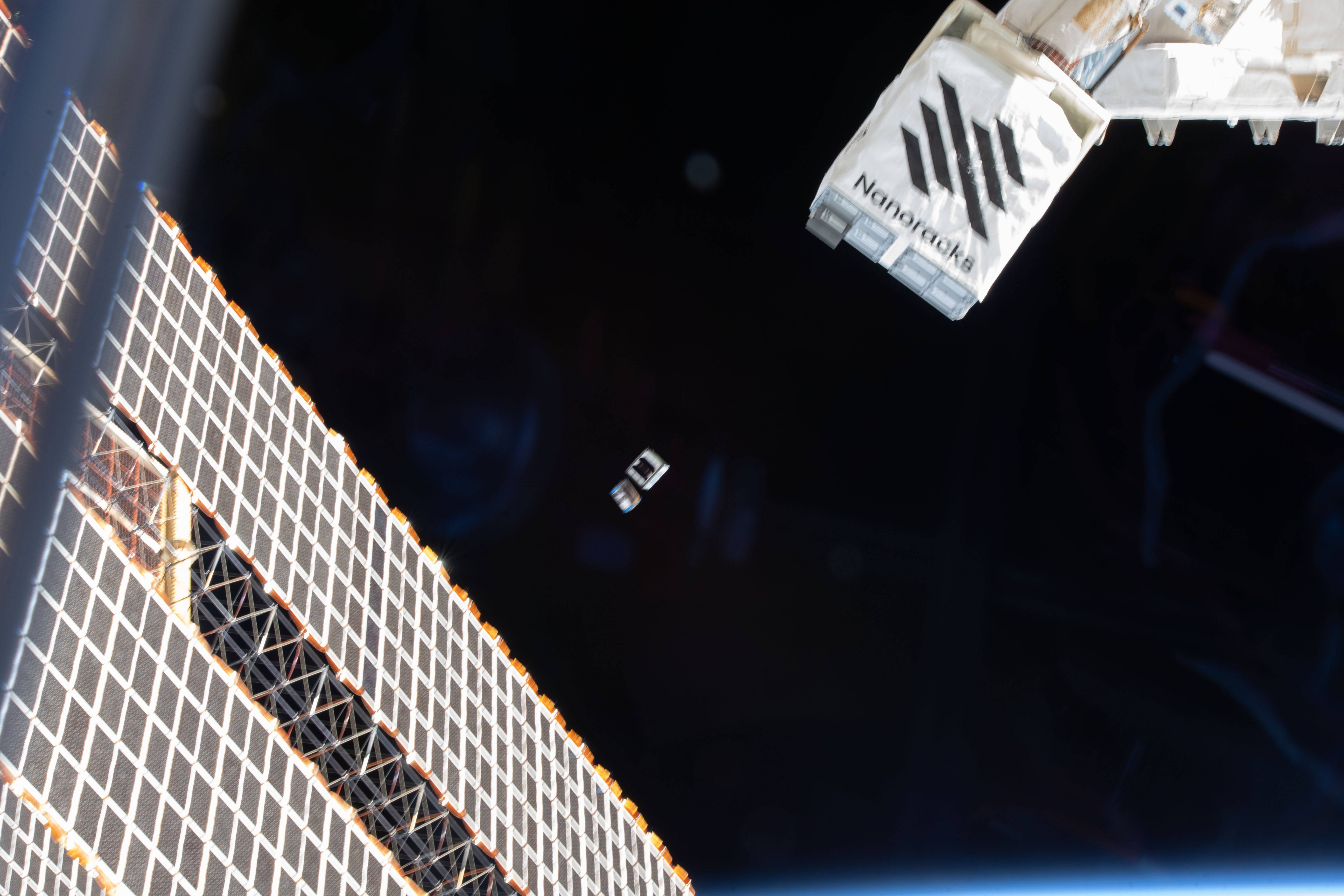 GASPACS is deployed from the ISS