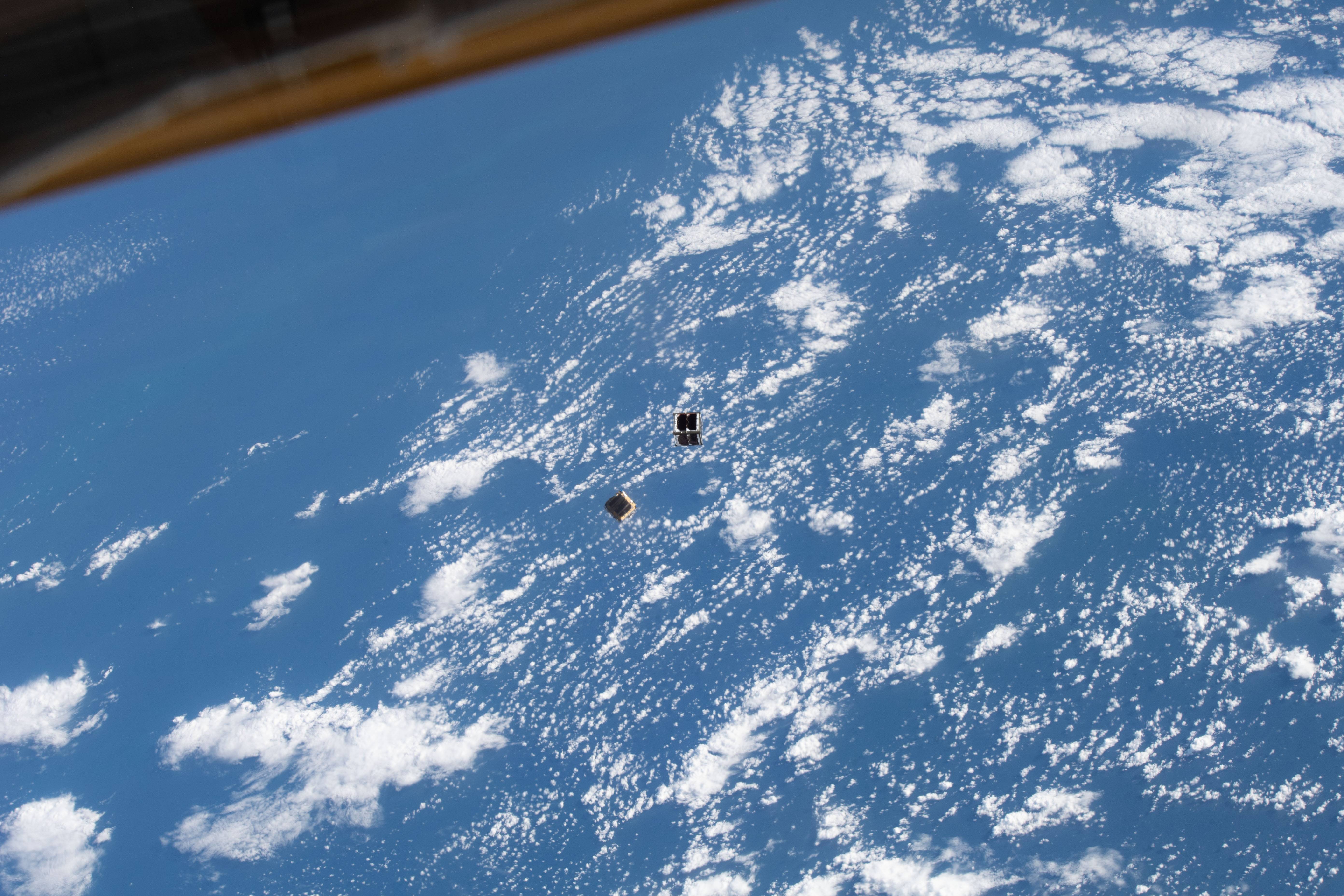 GASPACS is deployed from the ISS