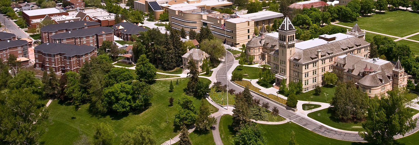 View of Utah State University campus