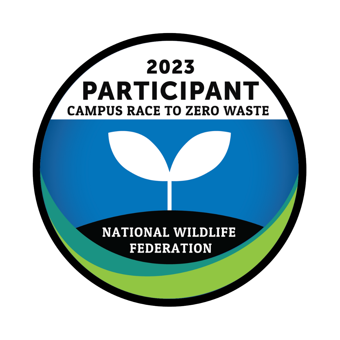 2023 Participant in the National Wildlife Federation's Campus Race to Zero Waste