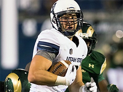 Senior Linebacker Kyler Fackrell Balances Football, Fatherhood and School -  Utah State University Athletics