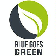 USU Blue Goes Green logo