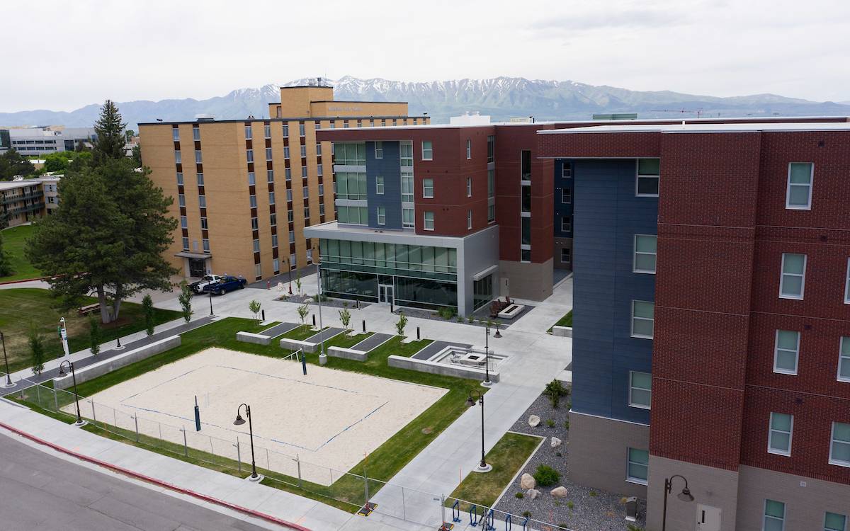 View of LLC student housing